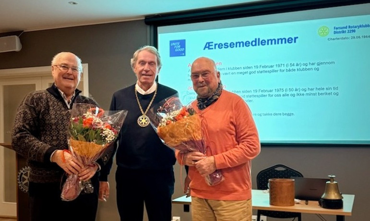 Klubbens første æresmedlemmer
